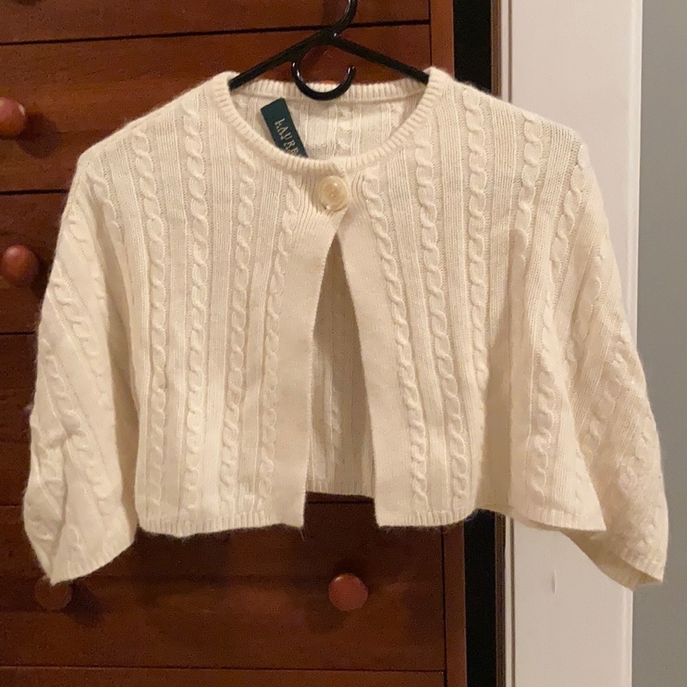 Ralph Lauren Sweater Cape Rabbit Hair/Wool